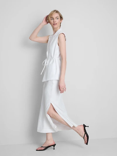 The Edit Linen Maxi Skirt