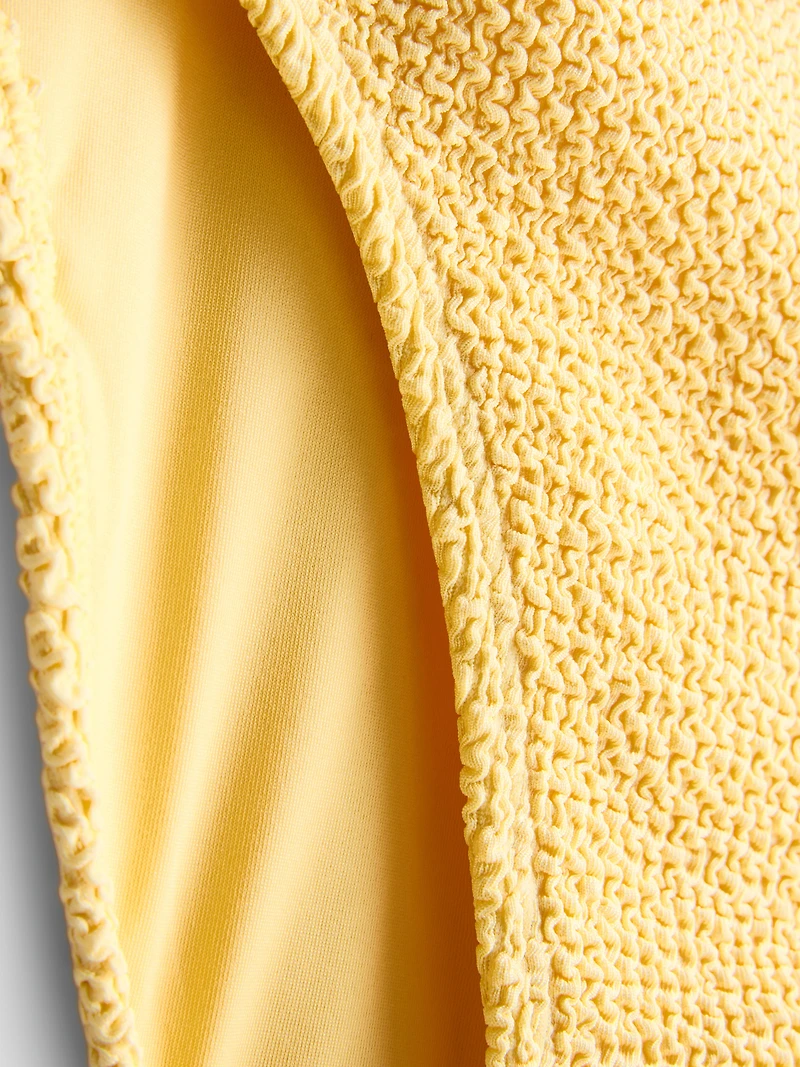 Strappy Crinkle Swimsuit