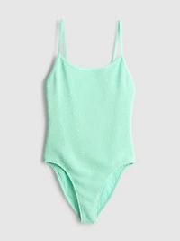 Strappy Crinkle Swimsuit
