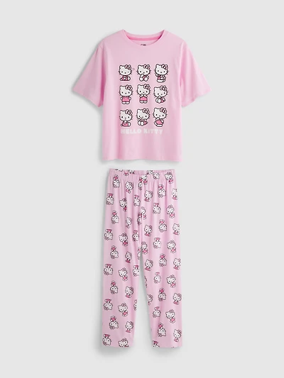 Cotton Hello Kitty Character Pajamas