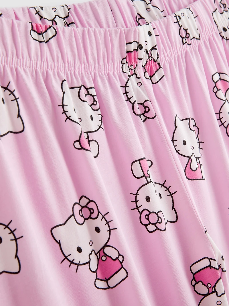 Cotton Hello Kitty Character Pajamas