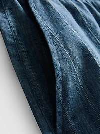 Textured Drawstring-Waist Shorts