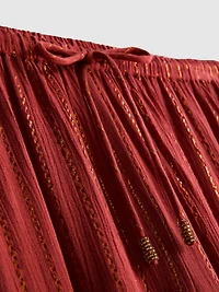 Paula Echevarría Wide Leg Sparkle Pants