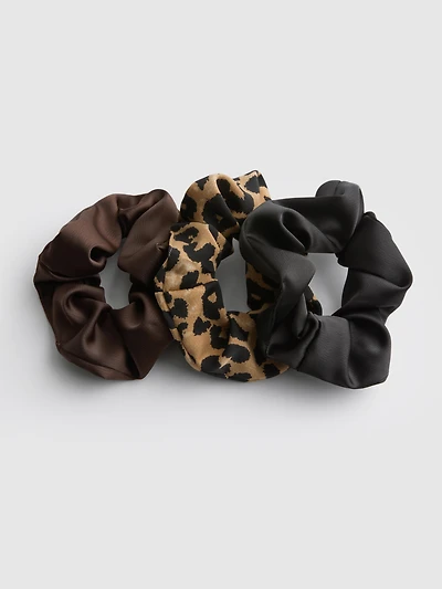 3pk Satin Hair Scrunchies
