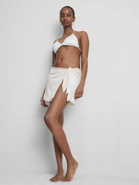 Lace Trim Mini Sarong