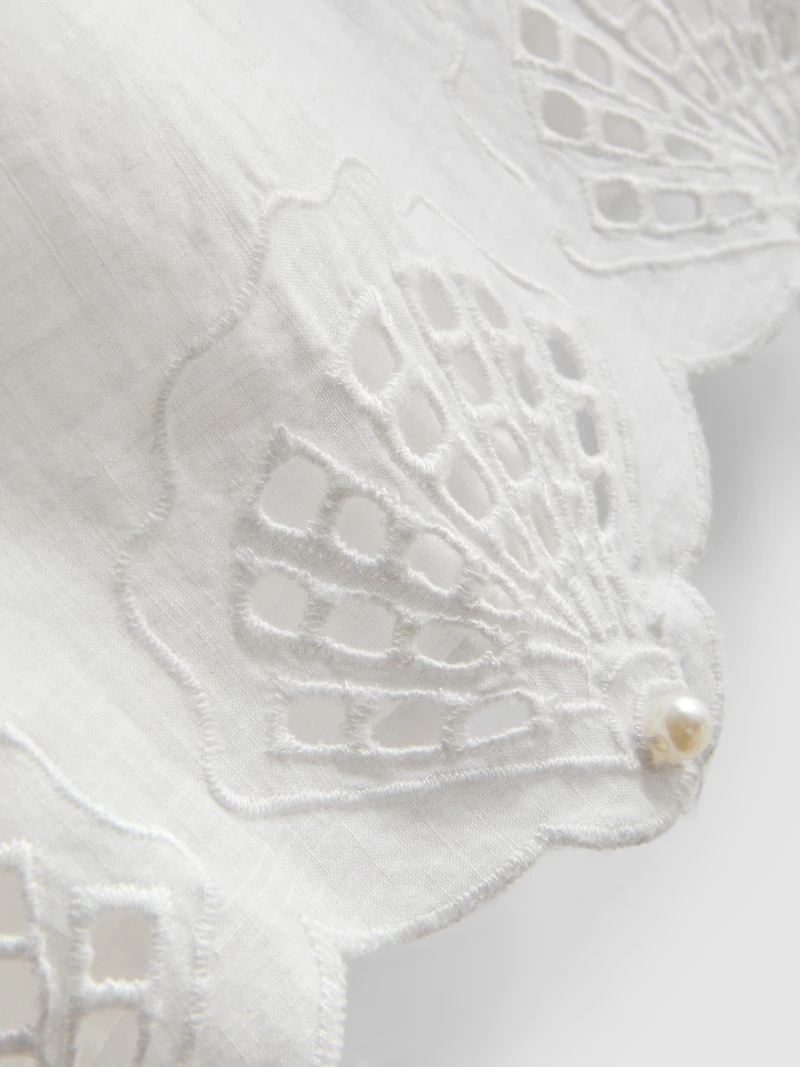 Cotton Shell Cut-Out Vest