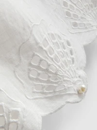 Cotton Shell Cut-Out Vest