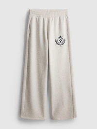 Cotton-Rich Wide-Leg Varsity Joggers