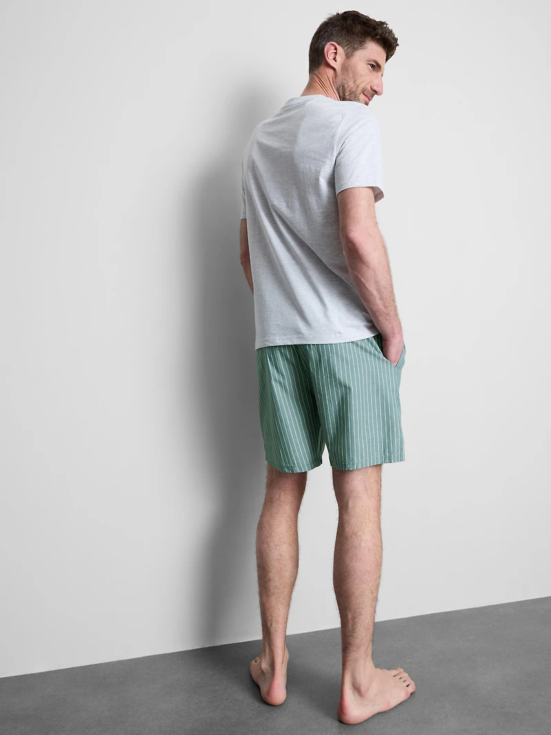 Textured Short Pajama Set