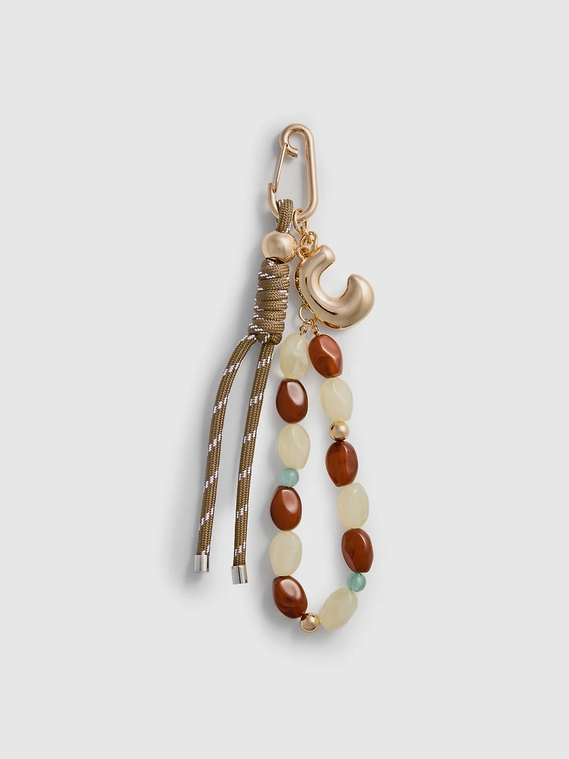Beaded Charm Keychain