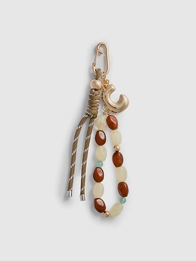 Beaded Charm Keychain