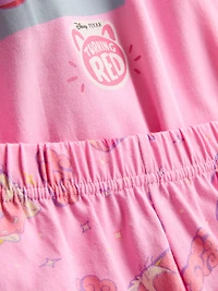 Disney Pixar’s Turning Red Graphic Shorty Pajamas