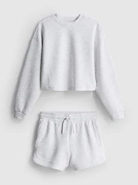 7-15yrs | Sweatshirt and Running Shorts Set
