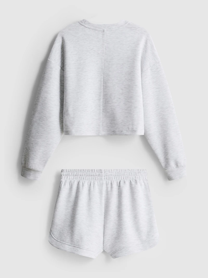 7-15yrs | Sweatshirt and Running Shorts Set