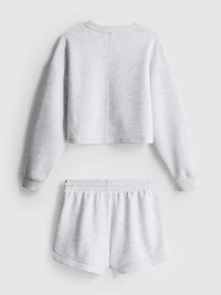 7-15yrs | Sweatshirt and Running Shorts Set