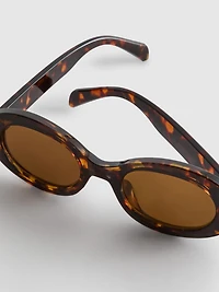 Chunky Oval Sunglasses