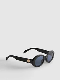 Chunky Oval Sunglasses