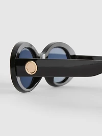 Chunky Oval Sunglasses