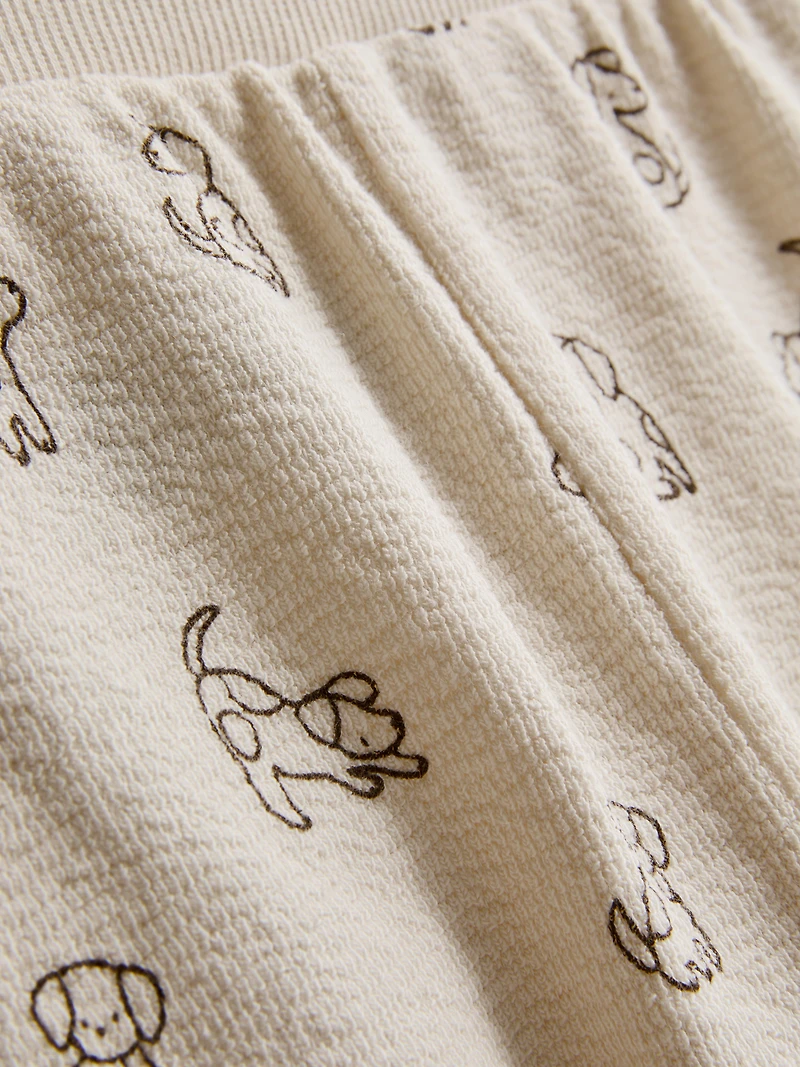 0-18mths | Dog Graphic Sweatshirt and Joggers Newborn Set