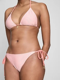 Striped Starfish Side-Tie Bikini Bottoms