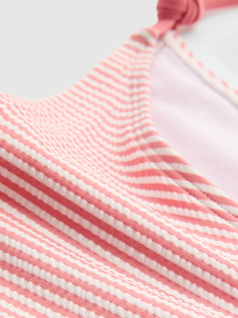 Striped Starfish Side-Tie Bikini Bottoms