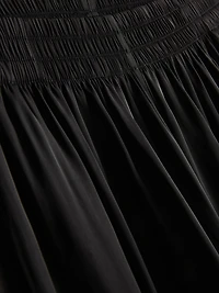 The Edit Satin Wide Leg Pants