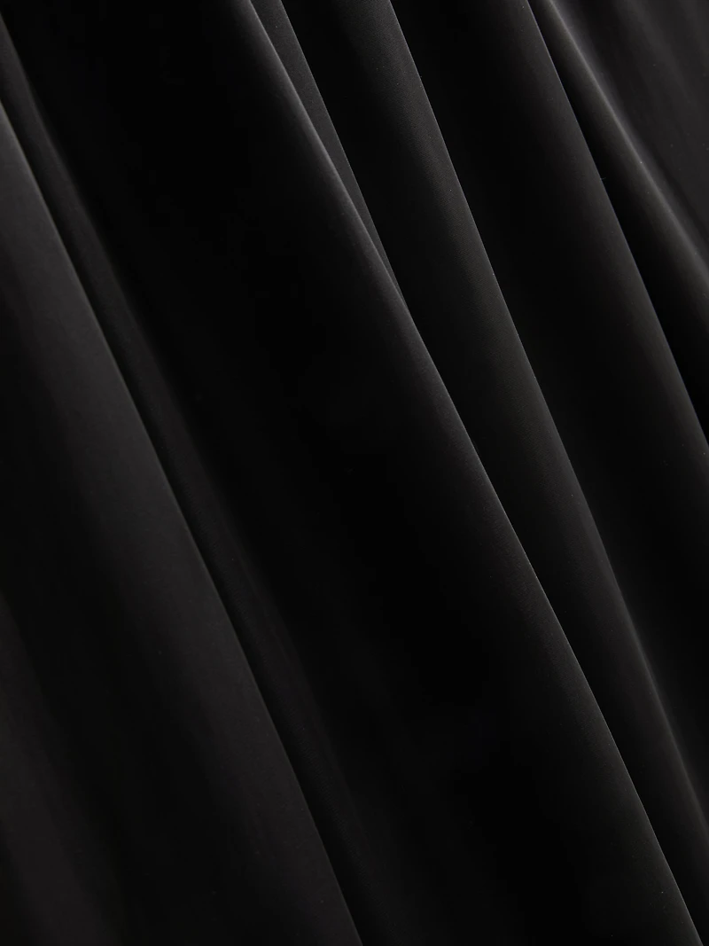 The Edit Satin Wide Leg Pants