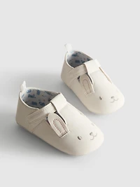 0-18mths | Bunny T-Bar Newborn Shoes