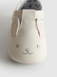 0-18mths | Bunny T-Bar Newborn Shoes