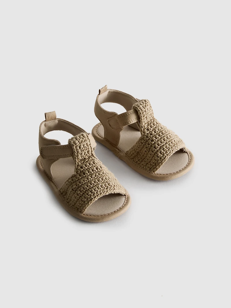 0-18mths | Crochet Newborn Sandals