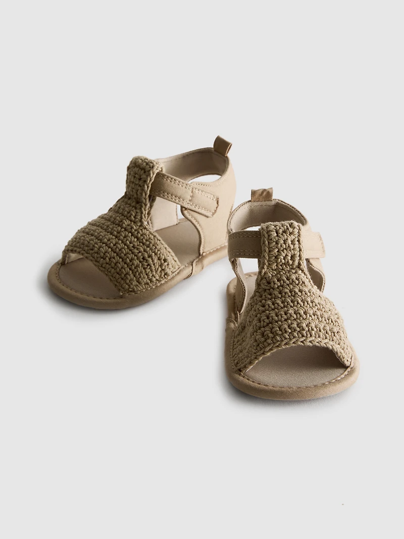 0-18mths | Crochet Newborn Sandals
