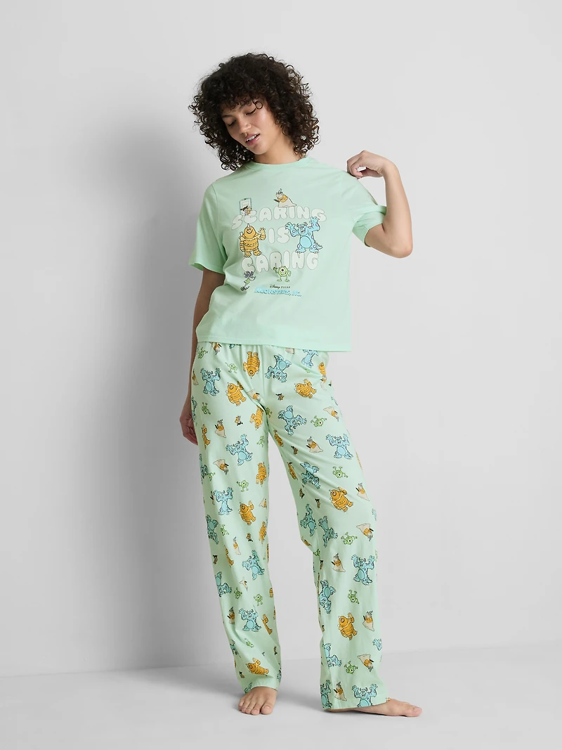 Disney Pixar's Monsters Inc. Graphic Pajamas