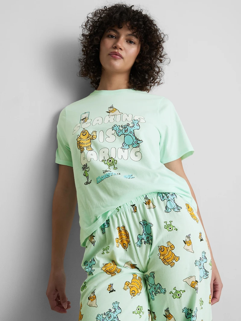 Disney Pixar's Monsters Inc. Graphic Pajamas
