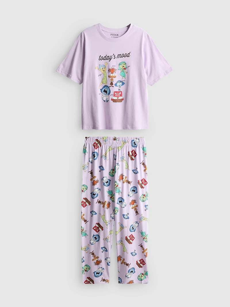 Disney Pixar's Inside Out Graphic Character Pajamas