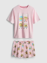 SpongeBob SquarePants Graphic Shorty Pajamas
