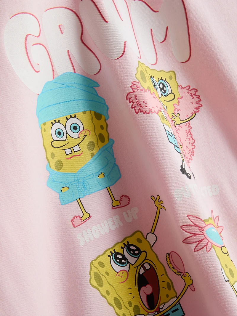SpongeBob SquarePants Graphic Shorty Pajamas