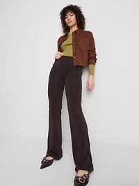 Velvet Plush Flare Leggings