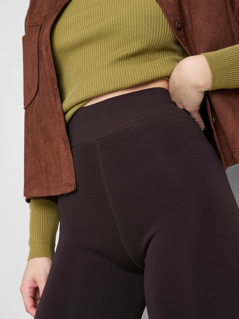 Velvet Plush Flare Leggings