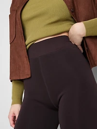 Velvet Plush Flare Leggings