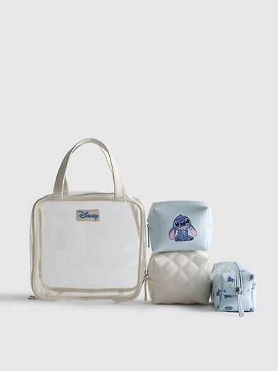 4-Piece Disney’s Stitch Makeup Bag Set