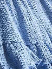 7-15yrs | Crinkle Tiered Shorts
