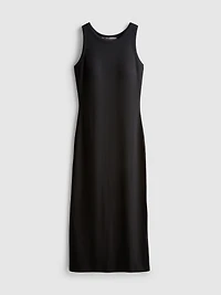 Ribbed Built-In-Bra Midi Dress