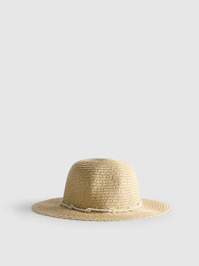 Woven Beaded Hat