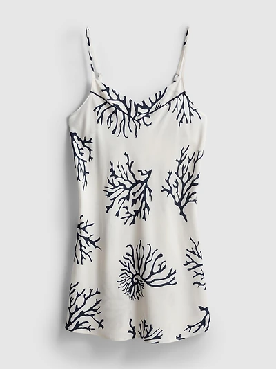 Printed Coral Mini Chemise