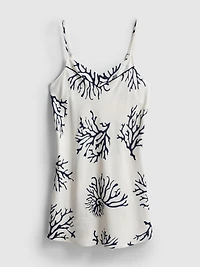 Printed Coral Mini Chemise