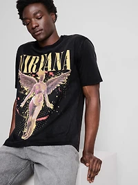 Nirvana Angel Graphic T-Shirt