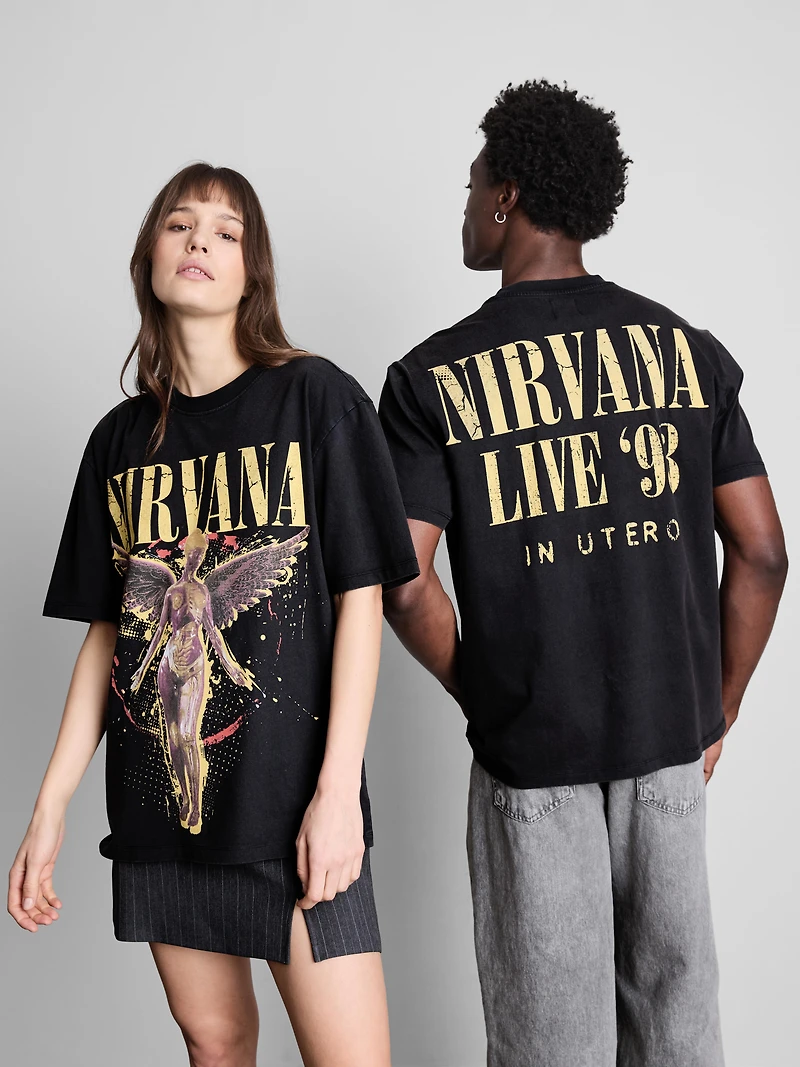 Nirvana Angel Graphic T-Shirt