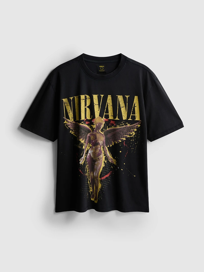 Nirvana Angel Graphic T-Shirt