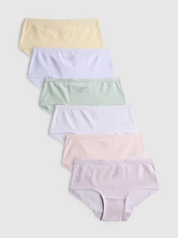 2-15yrs | 6pk Beach Graphic Hipster Briefs