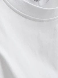 Sleeveless Padded-Shoulder Tee